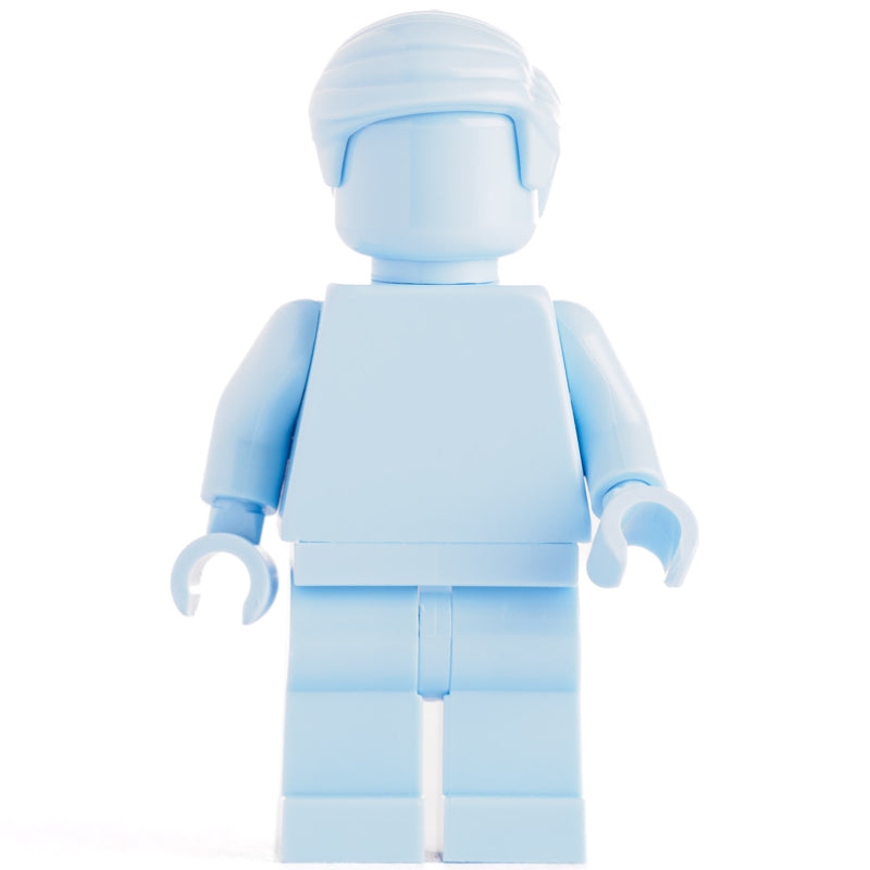 fig-011433 – Monochrome Bright Light Blue with Hair