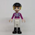 fig-011452 – Stephanie - Magenta/Bright Pink Torso, White Pants, Black Cap