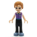 fig-011461 – Julian - Lavender Shirt, Black Pants, Medium Nougat Hair