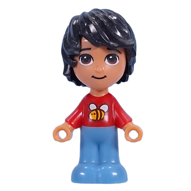 fig-011465 – Kevin, Microdoll, Red Shirt, Blue Pants, Black Hair