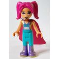 fig-011472 – Camila - Gold Jacket, Dark Turquoise Pants, Magenta Hair, Cape