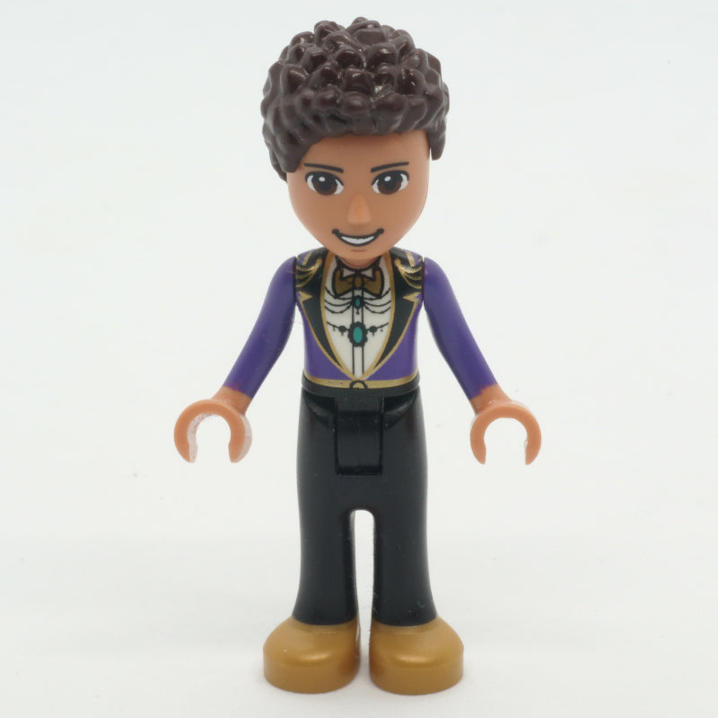fig-011480 – River - Dark Purple Jacket, Black Pants, Dark Brown Hair