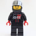 fig-011498 – Racer Driver - GR Black Torso/Legs, Black Helmet