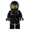 fig-011504 – Race Driver - Black Torso, Black Legs, Black Helmet