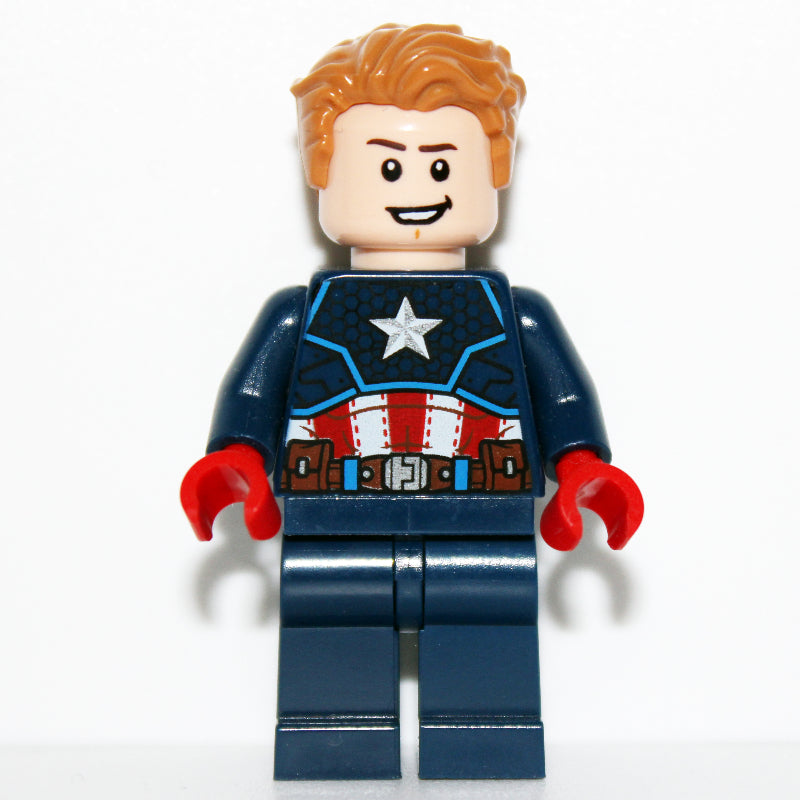 fig-011587 – Captain America, Medium Nougat Hair, Red Hand, Beard