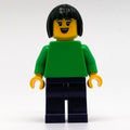 fig-011682 – Sofie - Bright Green Torso, Dark Purple Legs, Black Hair