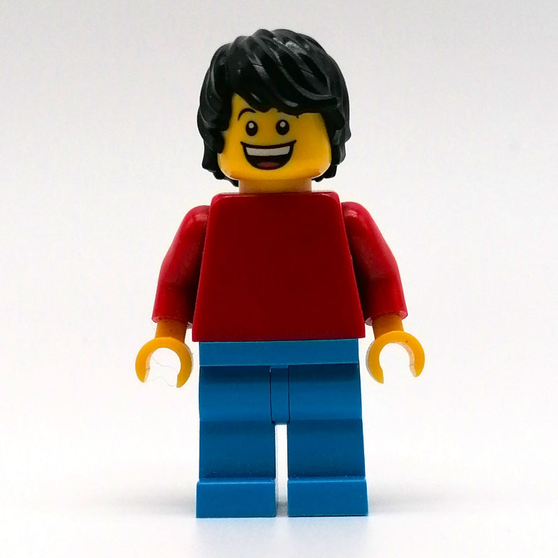 fig-011685 – Daniel - Red Torso, Dark Azure Legs, Black Hair