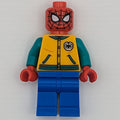 fig-011722 – Spider-Man, Bright Light Orange Letterman Jacket