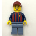 fig-011729 – FC Barcelona Fan - Sand Blue Legs, Dark Red Cap
