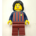 fig-011731 – FC Barcelona Fan - Dark Red Legs, Black Long Hair