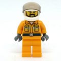 fig-011737 – Firefighter, Pilot - Orange Torso, Orange Legs, White Helmet