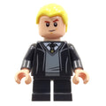 fig-011764 – Draco Malfoy, Open Long Robes over Slytherin Sweater, Short Black Legs