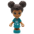 fig-011768 – Andrea - Microdoll, Dark Turquoise Dress