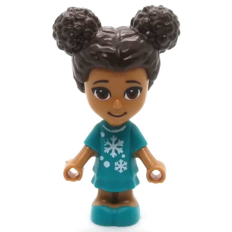 fig-011768 – Andrea - Microdoll, Dark Turquoise Dress