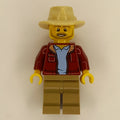 fig-011791 – Larry Jones - Dark Red Torso, Dark Tan Legs, Tan Hat
