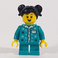 fig-011800 – Girl, Dark Turquoise Pajamas