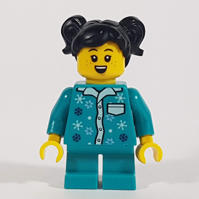 fig-011800 – Girl, Dark Turquoise Pajamas
