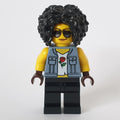 fig-011837 – Woman, Sand Blue Vest Jacket, Black Legs, Black Hair