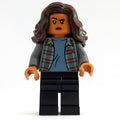 fig-011849 – MJ, Dark Bluish Gray Plaid Shirt