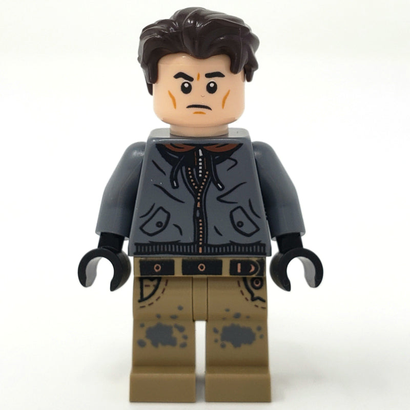 fig-011876 – Bruce Wayne, Dark Bluish Gray Hoodie