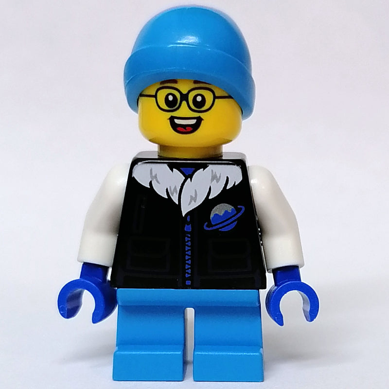 fig-011883 – Kid - Black Torso, Dark Azure Legs, Dark Azure Hat