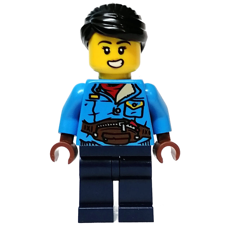 fig-011890 – Dark Azure Torso, Dark Blue Legs, Black Hair