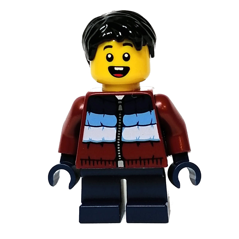 fig-011891 – Kid - Dark Red Torso, Dark Blue Legs, Black Hair