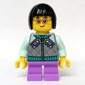 fig-011900 – Kid - Flat Silver Torso, Medium Lavender Legs, Black Hair
