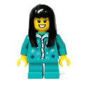 fig-011903 – Kid - Dark Turquoise Torso and Legs, Long Black Hair