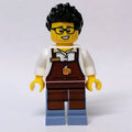 fig-011914 – Barista, Reddish Brown Apron, Sand Blue Legs, Black Hair