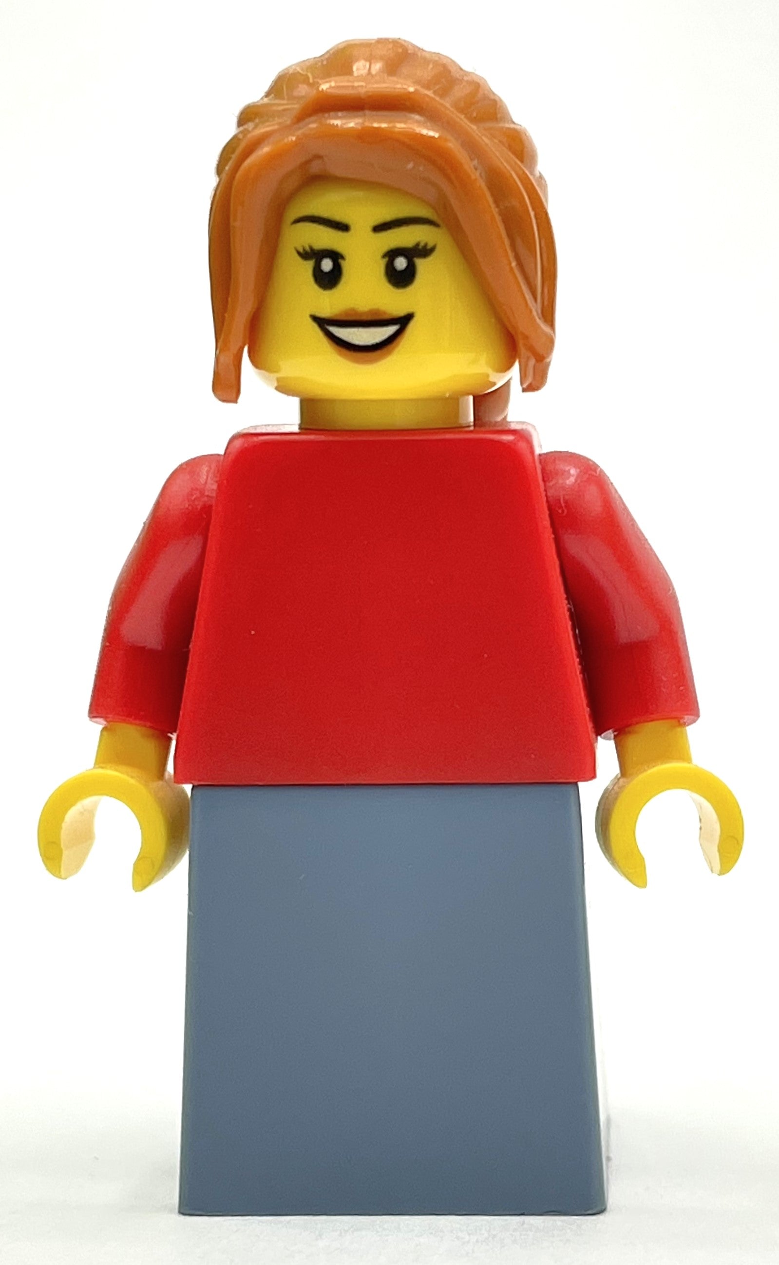 fig-011961 – Woman, Red Torso, Sand Blue Skirt