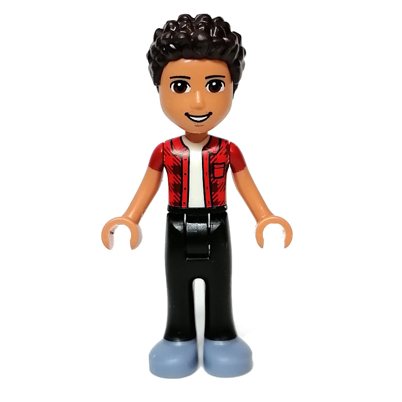 fig-011981 – River - Red Jacket, Black Pants, Dark Brown Hair