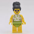 fig-012004 – Woman, White and Lime Swimsuit