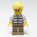 fig-012023 – Criminal, Prison Shirt, Dark Tan Legs, Bright Light Yellow Hair