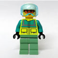 fig-012037 – Pilot, Vibrant Yellow Safety Vest, White Helmet