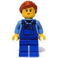 fig-012044 – Woman, Blue Overalls