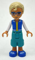 fig-012133 – Sebastian - Blue Jacket, Dark Turquoise Pants, Tan Hair