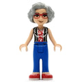 fig-012142 – Dottie - Black Top, Blue Pants, Light Bluish Grey Hair