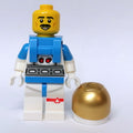 fig-012174 – Astronaut, Male, White Suit, Gold Visor, Moustache