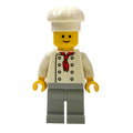 fig-012272 – Chef, Red Neckerchief, Light Bluish Gray Legs, No Wrinkles