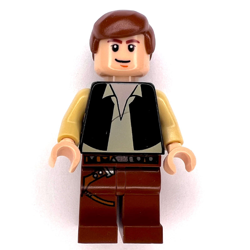 fig-012292 – Han Solo, Black Vest, Reddish Brown Legs, Black Eyes - 3626c Head