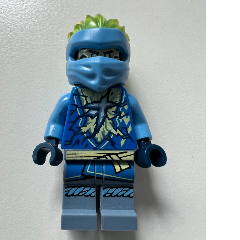 fig-012336 – Jay - Spinjitzu Training, Trans-Neon Green Head