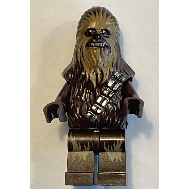 fig-012375 – Chewbacca, Dark Brown - Long Lines on Legs on Outside