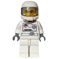 fig-012377 – Astronaut, White, Space Helmet with Trans-Brown Visor, Orange Sunglasses (3626c Head)