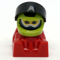 fig-012453 – Racer - Lime Helmet,  Black Visor, Red Body
