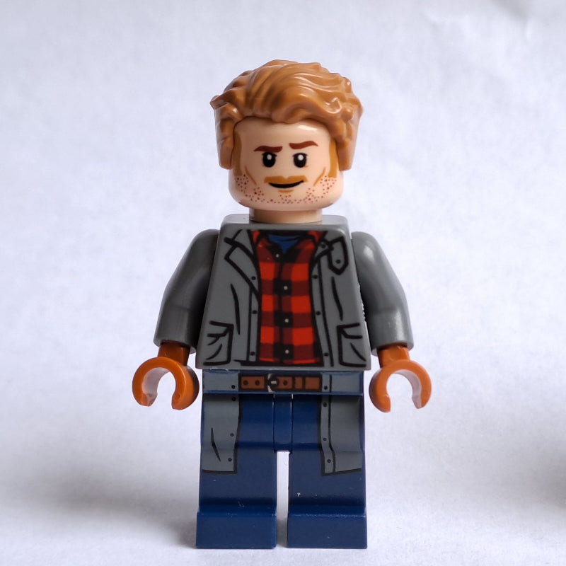 fig-012487 – Owen Grady, Dark Bluish Gray Jacket Shirt