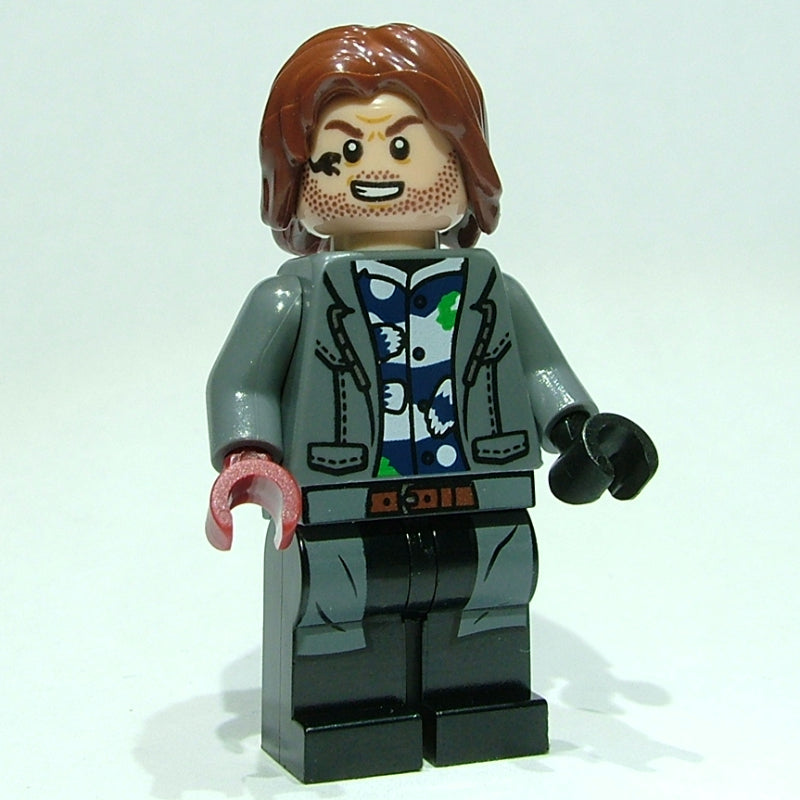 fig-012490 – Rainn DeLaCourt - Dark Bluish Gray Jacket, White Shirt