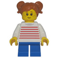 fig-012510 – Kid - White Torso, Blue Legs, Dark Orange Hair