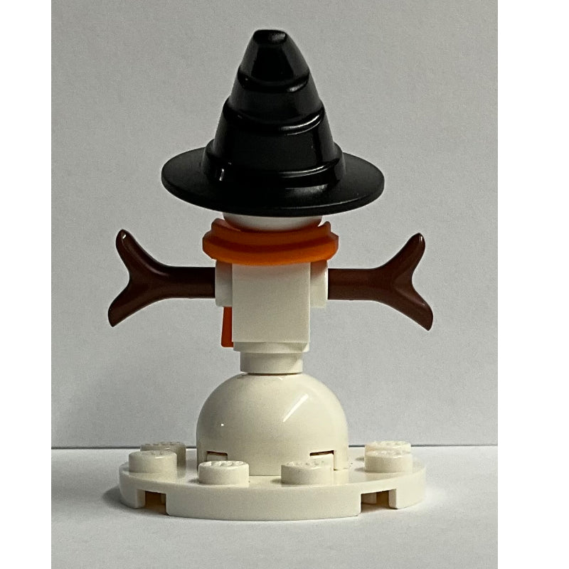 fig-012551 – Snowman - Orange Scarf, Witch Hat