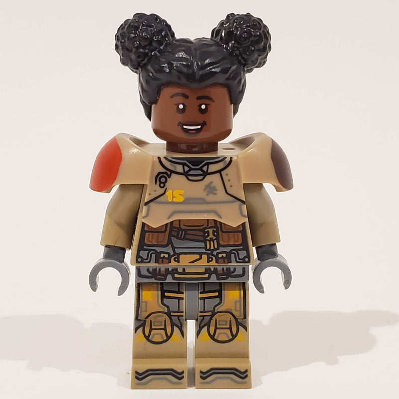 fig-012562 – Izzy Hawthorne - Dark Tan Suit, Hair
